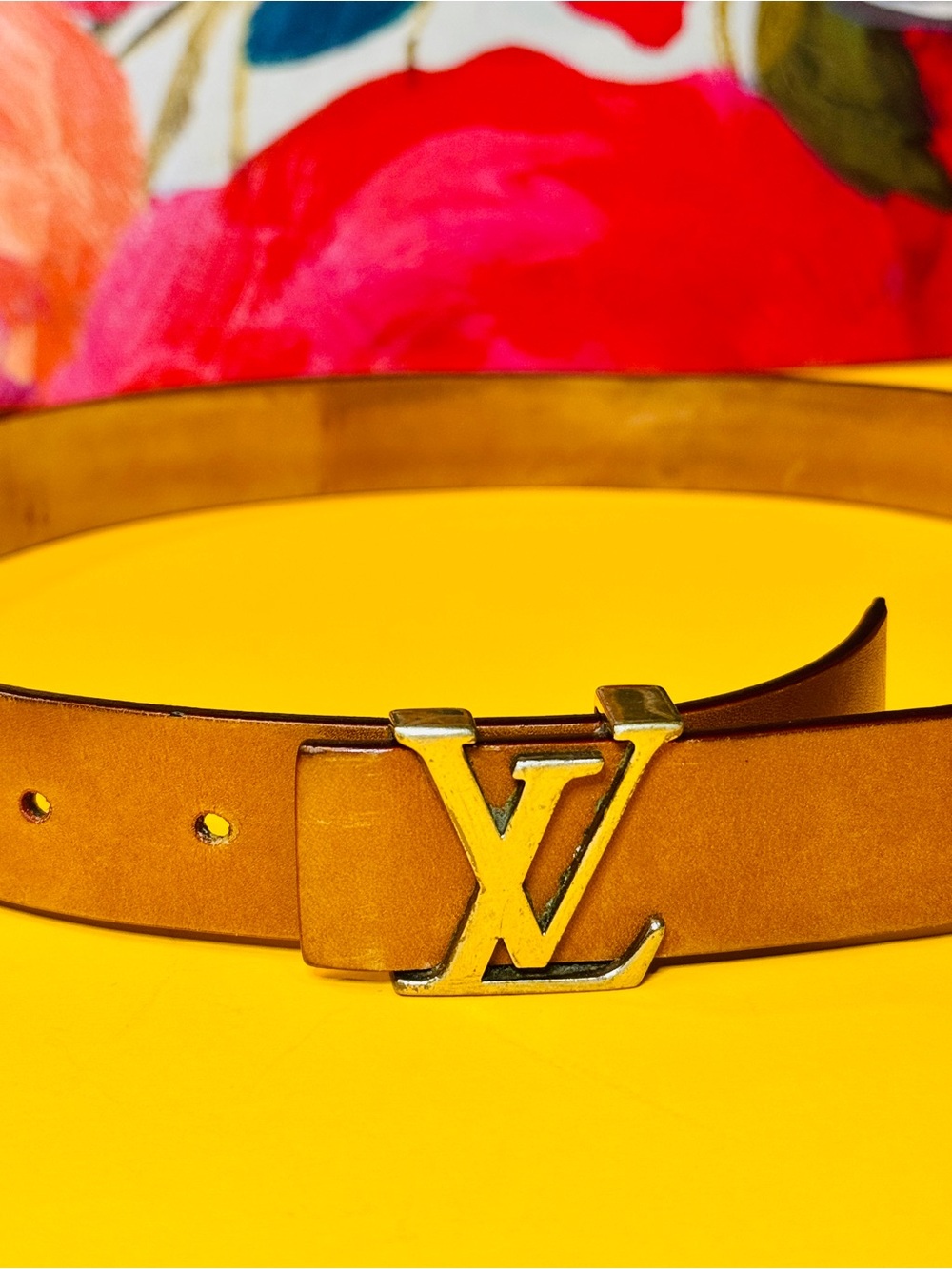 Louis Vuitton Tan Belt with Silver Buckle - Picture 12 of 15